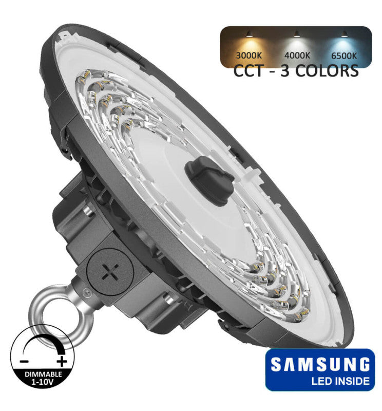 LED Industrial High Bay 150W-100W-80W - UFO FRANCE - SAMSUNG CHIP 2835 - CCT - 60º - 90º