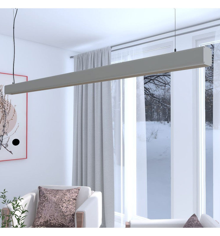 Lámpara Lineal Colgante LED - ANTONIO GRIS