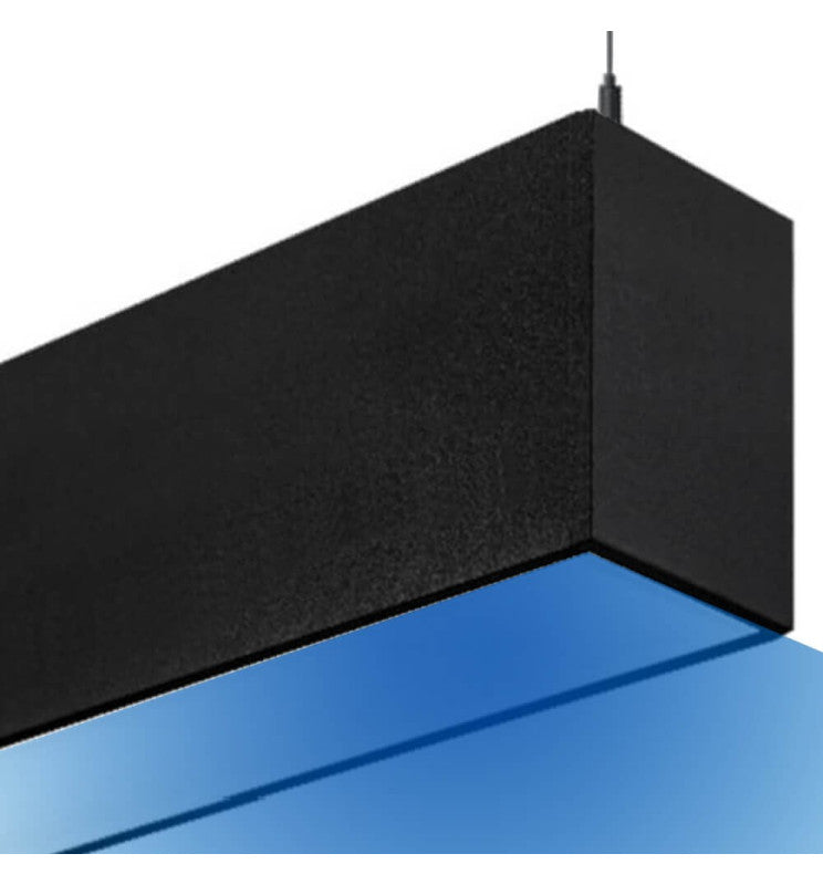 RGB LED linjär pendellampa - MUNICH SVART