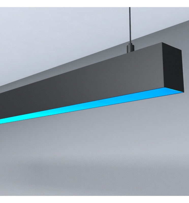 RGB LED linjär pendellampa - MUNICH SVART