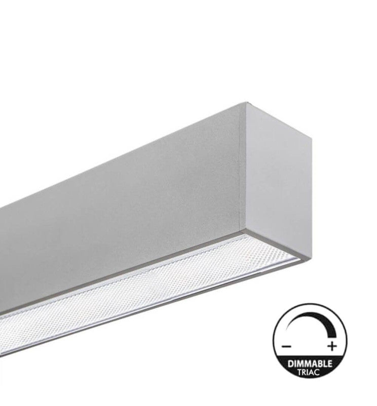 Dimbar LED Linjär Taklampa - MINI MUNICH SILVER