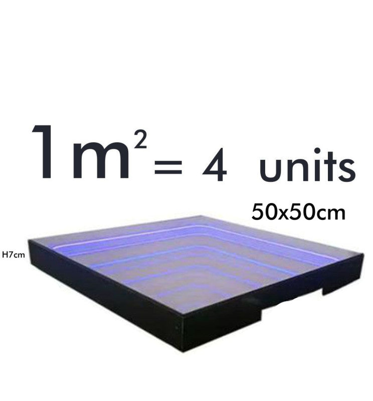 Vägg NeonWall Effekt - 3D InfinityLED DEEP - RGB - 1 m2