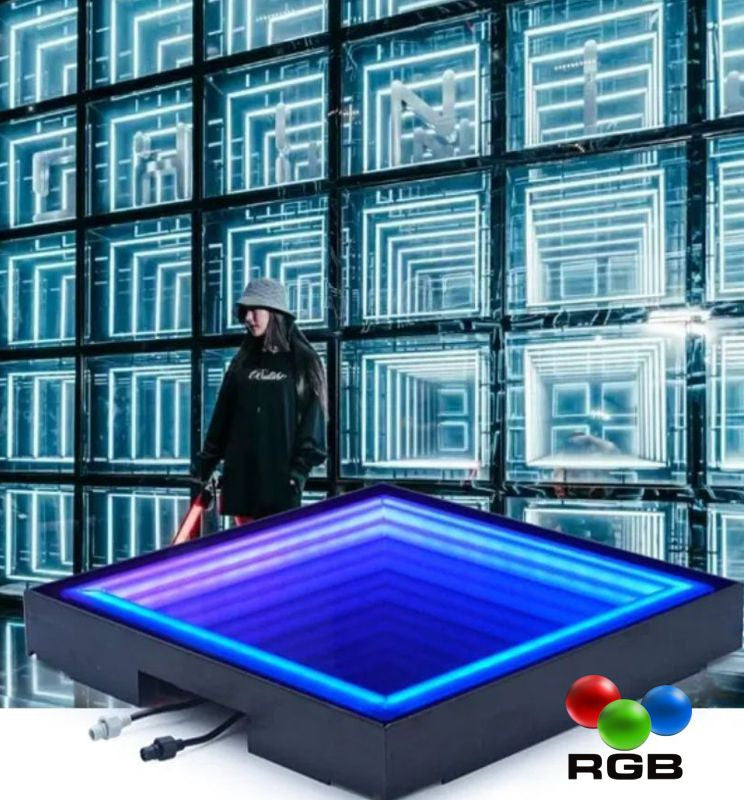 Vägg NeonWall Effekt - 3D InfinityLED DEEP - RGB - 1 m2