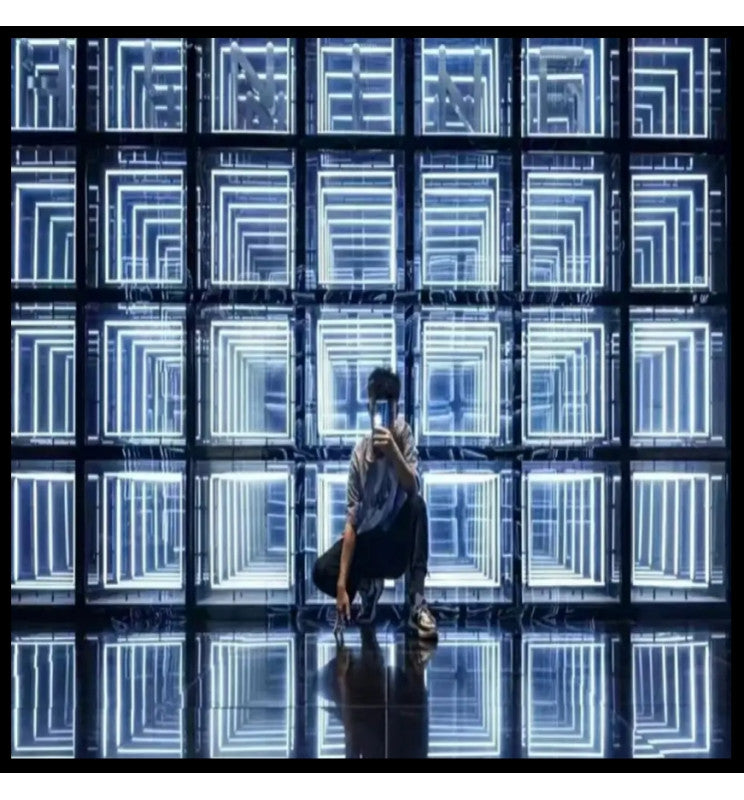 Vägg NeonWall Effekt - 3D InfinityLED DEEP - RGB - 1 m2