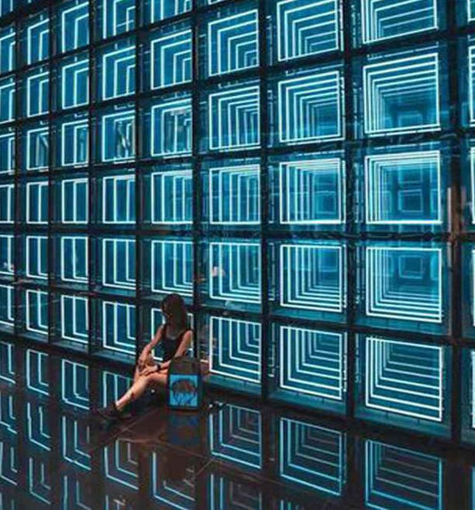 Vägg NeonWall Effekt - 3D InfinityLED DEEP - RGB - 1 m2