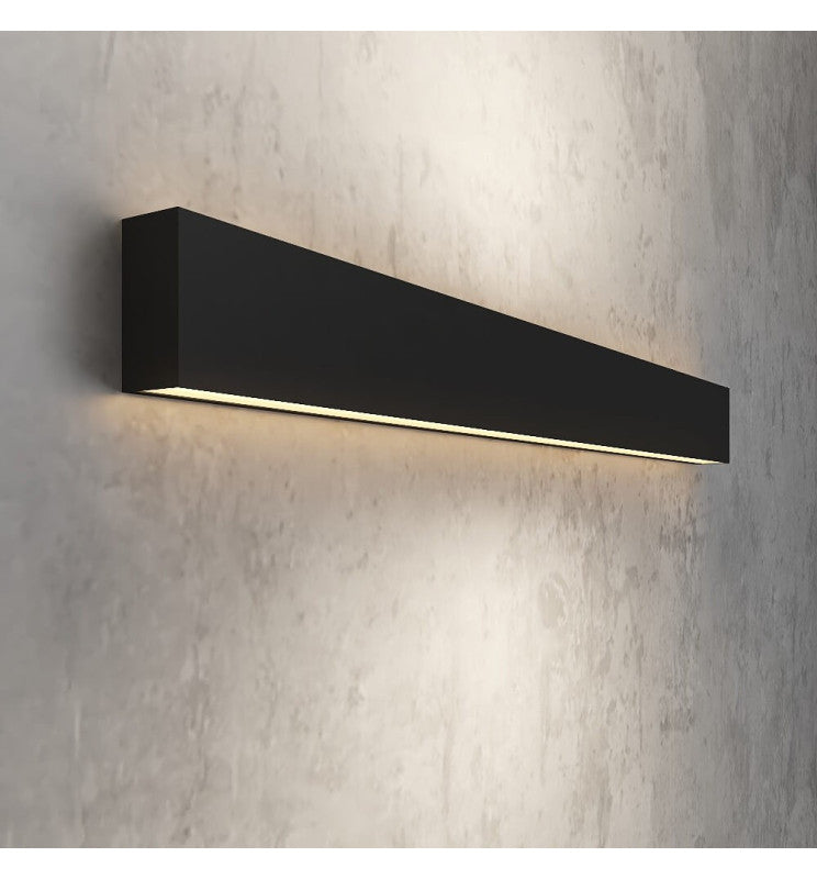 LED linjär vägglampa - OULU SVART