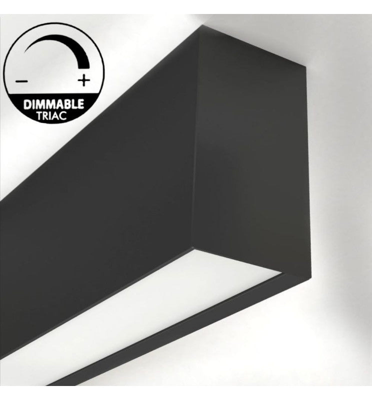 LED linjär vägglampa - OULU SVART