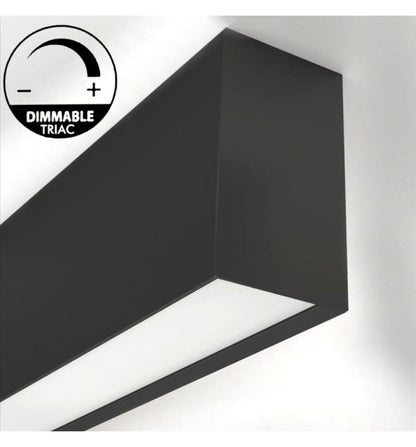 LED linjär vägglampa - OULU SVART