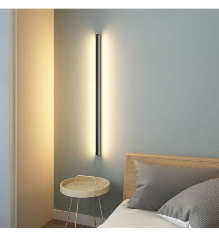 LED linjär vägglampa - OULU SVART