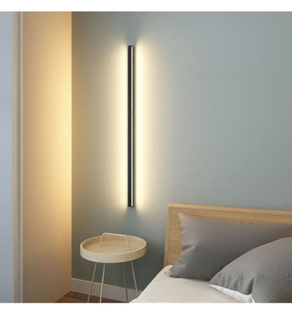 LED linjär vägglampa - OULU SVART