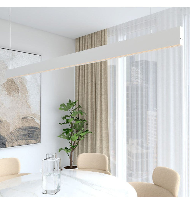 Lámpara Lineal Colgante LED - LOLA Blanco