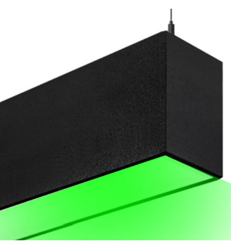 RGB LED linjär pendellampa - MUNICH SVART