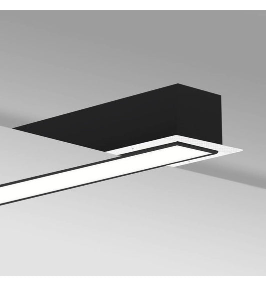 Linjär LED-armatur - Infälld - MOSCU MINI SVART