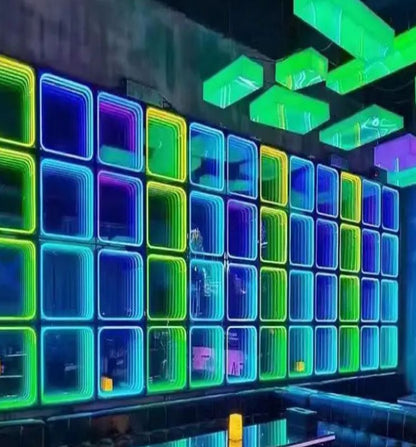 Vägg NeonWall Effekt - 3D InfinityLED DEEP - RGB - 1 m2