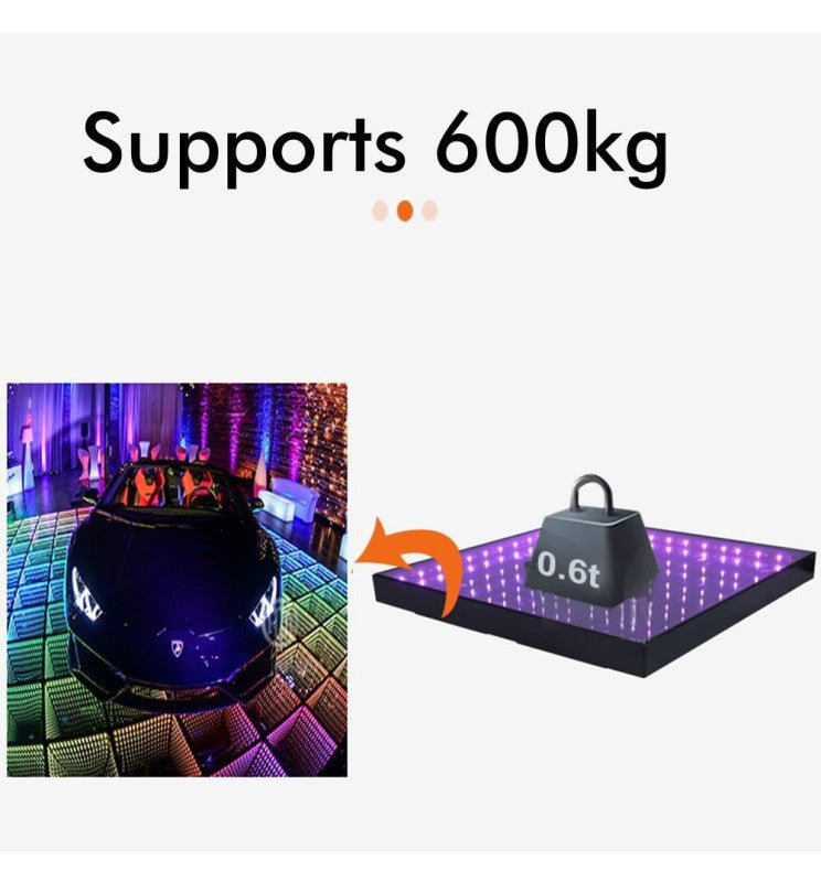 Kommersiellt Golv 3D-effekt InfinityLED DEEP - RGB - 1 m2