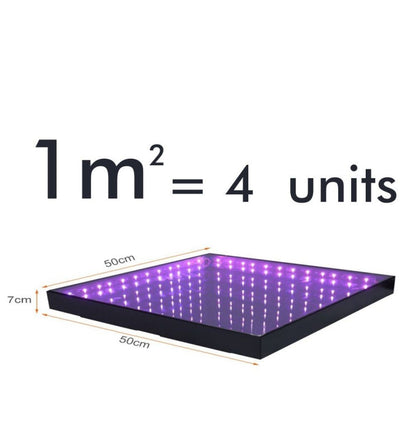 Kommersiellt Golv 3D-effekt InfinityLED DEEP - RGB - 1 m2
